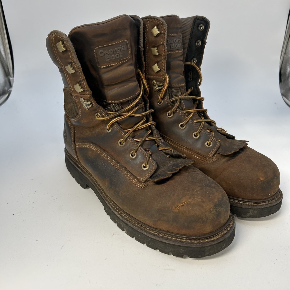 Georgia Boot Lace-to-Toe Waterproof Work Boot 12m